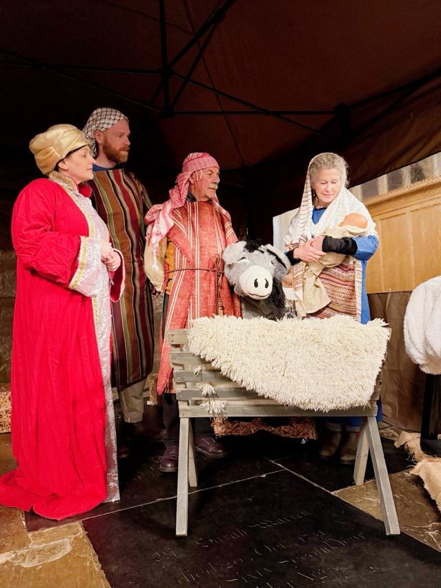 Re-enactment of Jesus' birth 