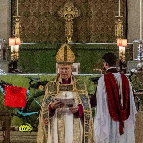 Bishop Martin seen from down cathedral centre aisle (Chad Cox) .jpg