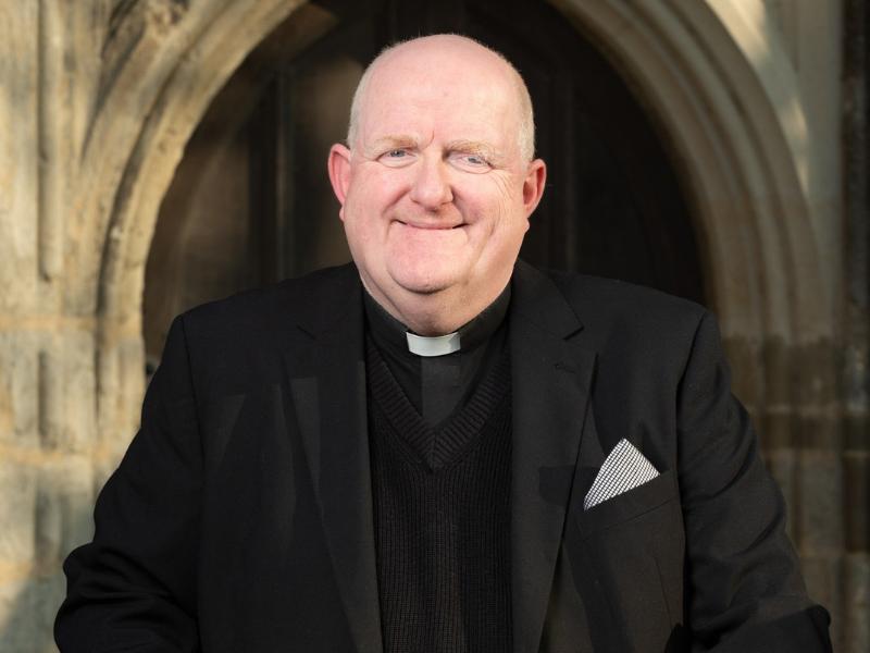 Archdeacon elect Canon Rich Henderson in Aldeburgh, and Bishop Martin Seeley and Archdeacon elect Canon Rich Henderson in Aldeburgh, one of the new areas the archdeacon elect will be working within.