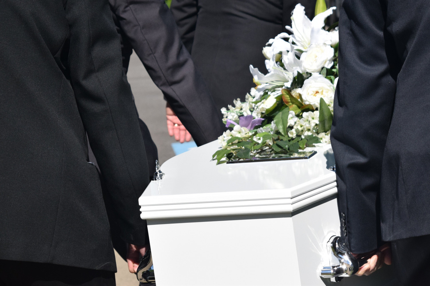 View of a funeral