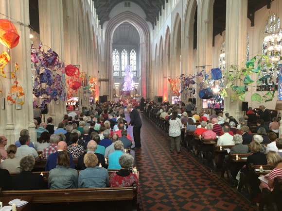 Inside view of St Edmundsbury Cathedral