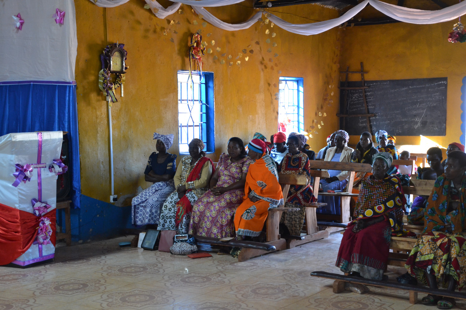 Church congregation in Kagera